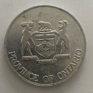 1977 Queen Elizabeth II Silver Jubilee Token Souvenir Coin • Province of Ontario